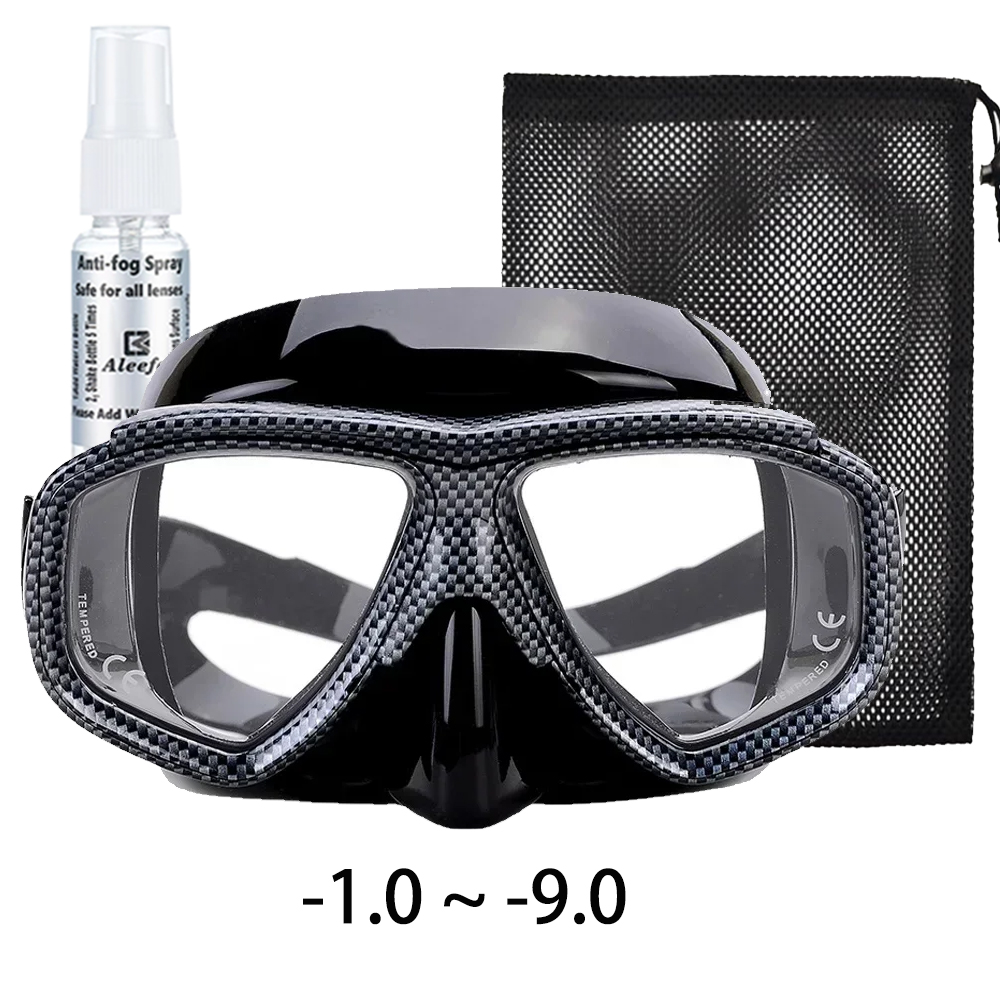 Anti Pollution Mask - Maschera Subacquea per Miopi con Lenti