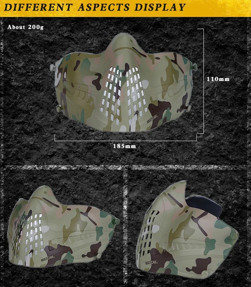 Maschera Tattica Mezza Faccia  - Respirator Half Face recensione e prezzo