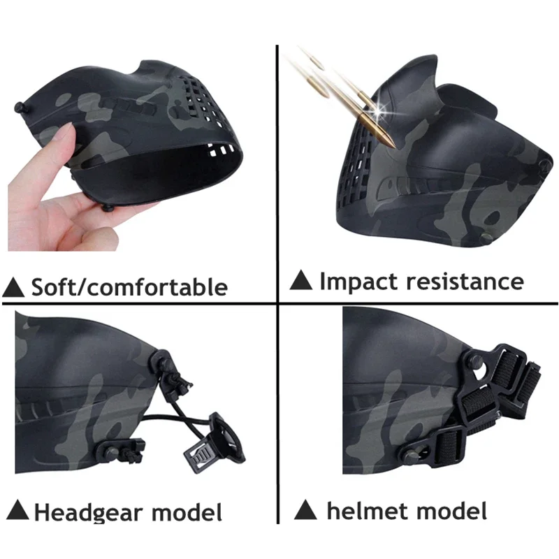Maschera Tattica Mezza Faccia  - Respirator Half Face recensione e prezzo